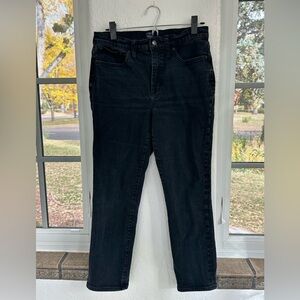J.Crew Essential Straight Jeans in Black
